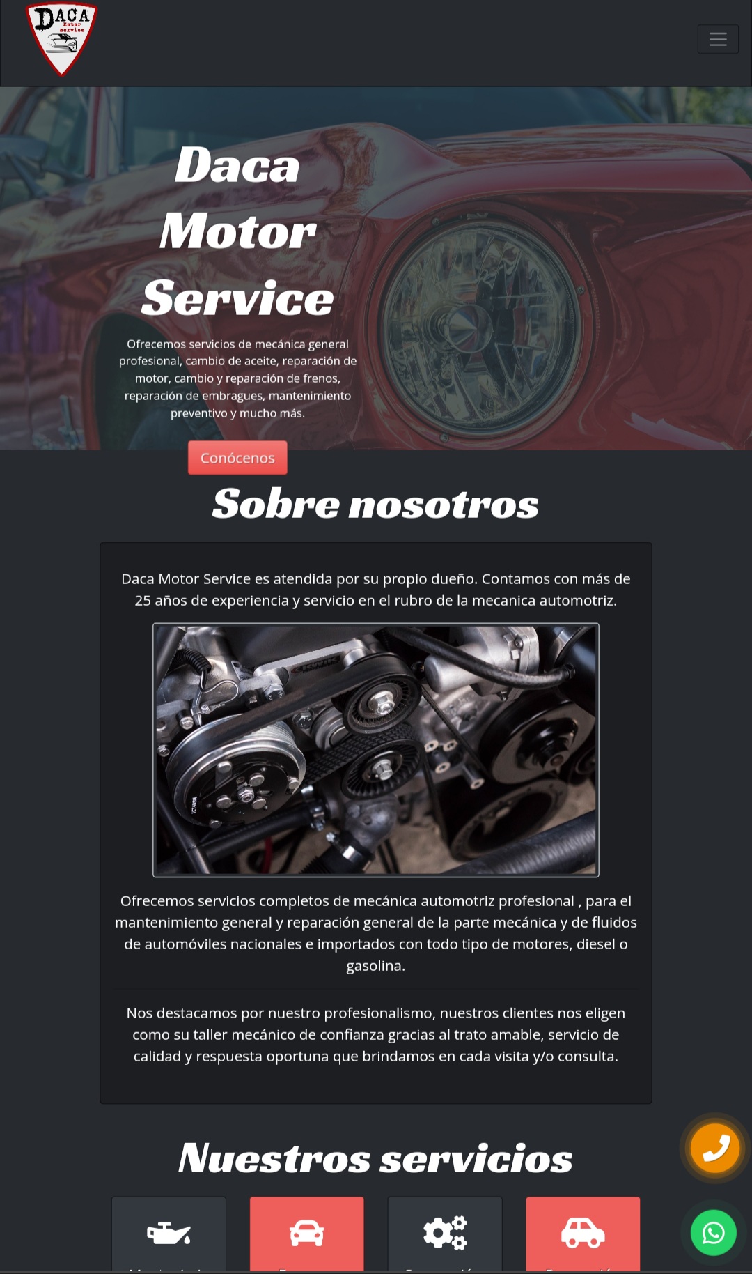 Daca Motor Service - vista previa